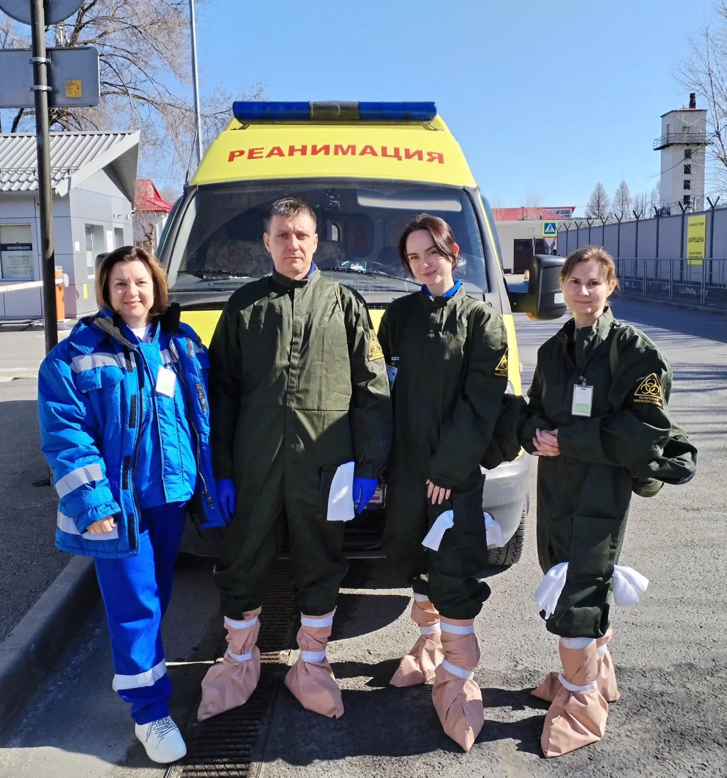 В аэропорту «Рощино» прошли противоэпидемические учения