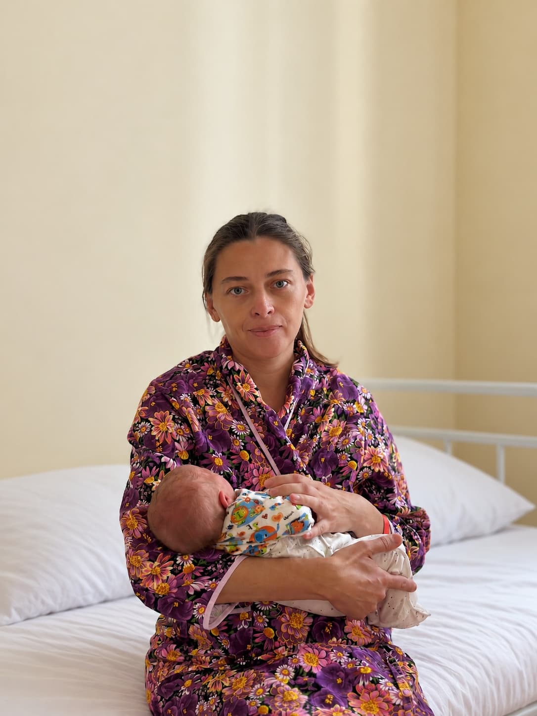 В Тюмени в Родильном доме № 3 Лариса родила восьмого ребёнка — сына Михаила